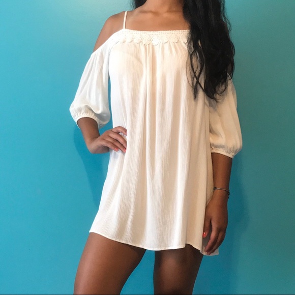 Forever 21 Cold Shoulder Dress - Picture 1 of 3
